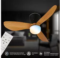Briloner Leuchten LED Deckenleuchte "LUFITO" LED-Board 1 Stk. warmwei&szlig; -...