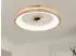 Globo Gatian Deckenventilator mit LED-Licht, Fernbedienung, Ø50cm, weiß-holz (03650)