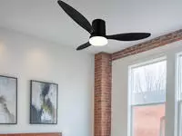 REALITY Leuchten LED Deckenleuchte "G&Ouml;TEBORG mit Ventilator, Deckenventilator...
