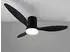 Trio Göteborg Deckenventilator mit LED-Licht, schwarz matt, Ø132cm, Fernbedienung (R64202132)