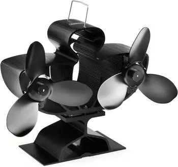 VonHaus Kaminofenventilator Doppel 6 Flügel wärmebetrieben, leise (2500886)