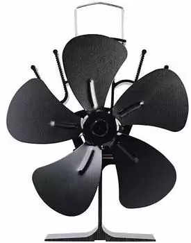 Carlo Milano Kaminofen-Ventilator 5 Lüfterblätter thermoelektrisch 60-350°C