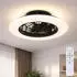Globo Deckenventilator mit LED-Beleuchtung Sterneneffekt dimmbar CCT 30W 1800lm Fernbedienung