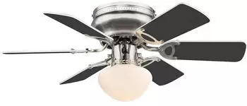 V-TAC Deckenventilator mit Leuchte 3-Stufen Zugschalter Vor-/Rücklauf (8666)