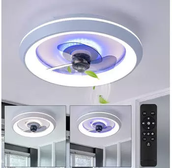 Globo Deckenventilator mit LED-Licht CCT dimmbar Fernbedienung 48cm