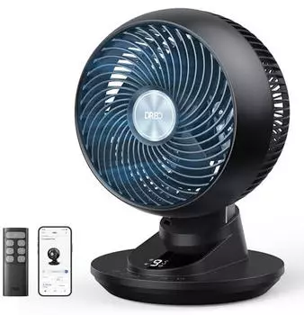 Dreo 3D-Tischventilator 8,8m/s 22dB 90° Oszillation App-Steuerung (DR-HAF008)