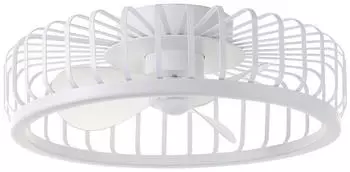 Brilliant Capo LED-Deckenventilator mit Licht, CCT, dimmbar, &Oslash;48cm, Wei&szlig; (G80920/05)
