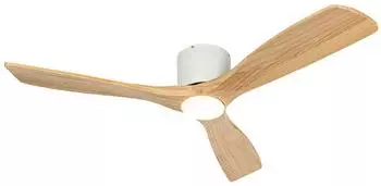 QAZQA Jerri Deckenventilator LED dimmbar mit Fernbedienung, Ø131.5cm (107759)
