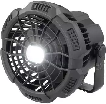 Conrad X10 Akku-Ventilator schwarz, schwenkbar, mit Fernbedienung und Beleuchtung (X10)