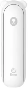 JisuLife Life8 Handventilator mit 2000mAh Powerbank und Taschenlampe, weiß – JisuLife Life8 – Mobiler Handventilator mit integrierter Powerbank
