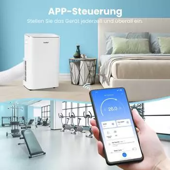 Comfee' CPPXE-12HRN7 – Comfee' CPPXE-12HRN7 – Mobile Klimaanlage für Räume bis 23 Quadratmeter