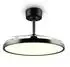 Trio Kasfjord LED-Deckenventilator mit Licht, dimmbar, Fernbedienung, schwarz (R64452132)