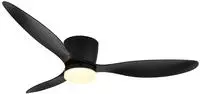 GLOBO LIGHTING Deckenleuchte "ARMANDO", schwarz (schwarz matt), 1, &Oslash; 131,5cm H: