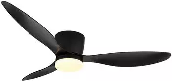 Globo Armando Deckenventilator LED dimmbar, schwarz, &Oslash;131,5cm (03666S)