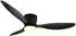 Globo Armando Deckenventilator LED dimmbar, schwarz, Ø131,5cm (03666S)