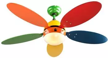 Globo Deckenventilator Kinderzimmer Smart RGB LED 4,8W 450lm, Ø106,6cm