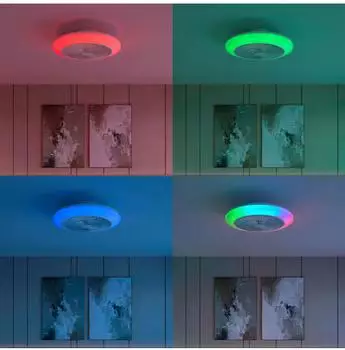 Philips Amigo LED-Deckenventilator 40W, dimmbar, CCT, RGB, mit Fernbedienung – Anpassbare Luftzirkulation für verschiedene Situationen