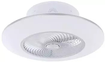 Globo Deckenventilator mit LED-Beleuchtung, dimmbar CCT, Fernbedienung, 36W, &Oslash;58cm