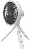 Nitecore Tischventilator NEF10 mit LED-Licht - Ventilator Wei&szlig;