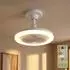 Globo Deckenventilator LED dimmbar CCT Fernbedienung, weiß