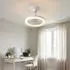 Globo Deckenventilator LED dimmbar CCT Fernbedienung, weiß