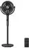 Songmics Standventilator 15 Geschwindigkeiten, Fernbedienung, Timer, 20dB, schwarz