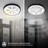 Briloner LED Deckenventilator RGBIC CCT dimmbar 48cm Schwarz