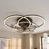 Globo ALIA LED-Deckenventilator dimmbar, schwarz, Metall (ALIA)