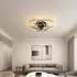 Globo ALIA LED-Deckenventilator dimmbar, schwarz, Metall (ALIA)