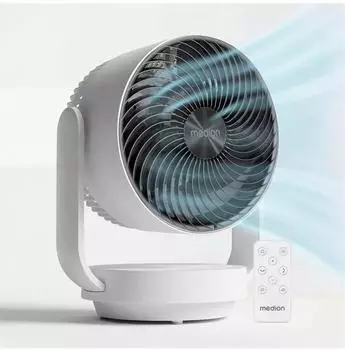 Medion LIFE P20 DF Tischventilator 28W 7 Geschwindigkeitsstufen mit Fernbedienung (MD 100141)