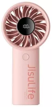 JisuLife Life4 Handventilator 3600mAh USB Tragbar, Rosa