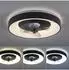 JUST LIGHT Venika LED-Deckenventilator CCT dimmbar 36W schwarz (14644-18)