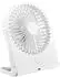Trio Breezy Tischventilator kabellos, weiß, 2W, USB-C (R044-01)