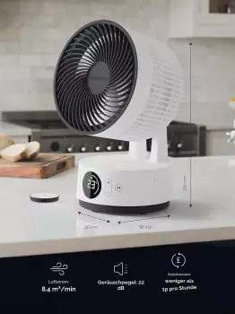 Meaco Sefte 6 – Meaco Sefte 6 – Flüsterleiser Standventilator mit zwölf Leistungsstufen