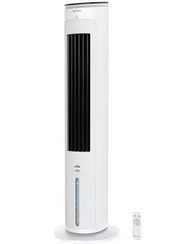 Brandson Mobiler Luftk&uuml;hler Turmventilator 4L Wassertank Oszillation (306537)