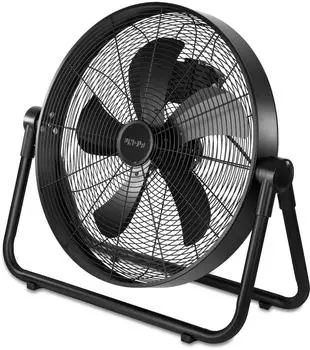 Unold Black Steel Bodenventilator 65W &Oslash;55cm, 3 Geschwindigkeitsstufen (86735)