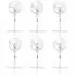 Buri Standventilator oszillierend 40W, weiß (6er-Pack)
