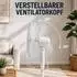 Buri Standventilator oszillierend 40W, weiß (6er-Pack)