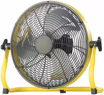 Sichler Akku-Bodenventilator Vollmetall 30cm 15Ah IPX4