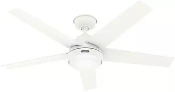 Hunter Marina Deckenventilator wei&szlig;, LED, IP44 (52921)