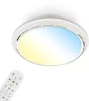 Briloner Leuchten LED Deckenleuchte "DISON" LED-Board 1 Stk. warmwei&szlig; -...