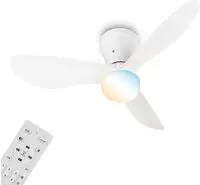 Briloner Leuchten LED Deckenleuchte "LUFITO Deckenventilator" LED-Board 1 Stk.
