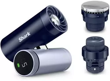 Shark ChillPill 3-in-1 Handventilator, Spr&uuml;hnebel & InstaChill mit Reise-Etui, mitternachtsblau (FA025EU)