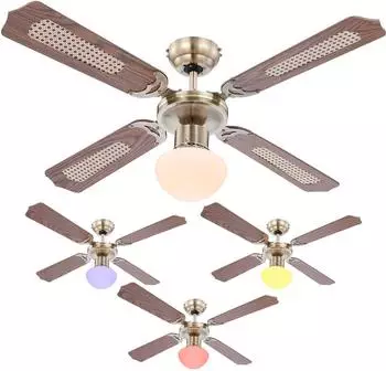 Globo Smart Home LED-Deckenventilator RGB 8,5W, &Oslash;106,6cm, App- & Sprachsteuerung