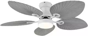 Globo Elise Deckenventilator mit LED, CCT, Fernbedienung, wei&szlig; (03672W)