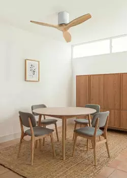 CREATE Wind Calm S (without light + remote) White/Light Wood