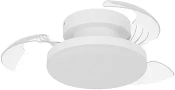 Eglo Hovley LED-Deckenventilator CCT Ø41cm, weiß, Fernbedienung