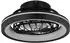 Globo Deanne Deckenventilator mit Licht RGB LED Fernbedienung schwarz (03665)