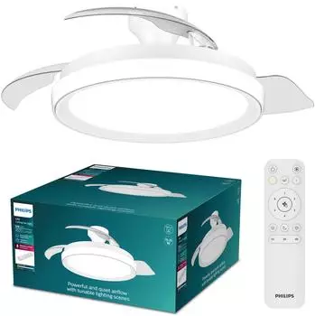 Philips Bliss LED-Deckenventilator 28W dimmbar mit Fernbedienung (D175863)