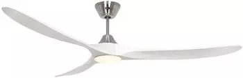 CasaFan Eco Genuino-L 180 Chrom gebürstet/weiß matt